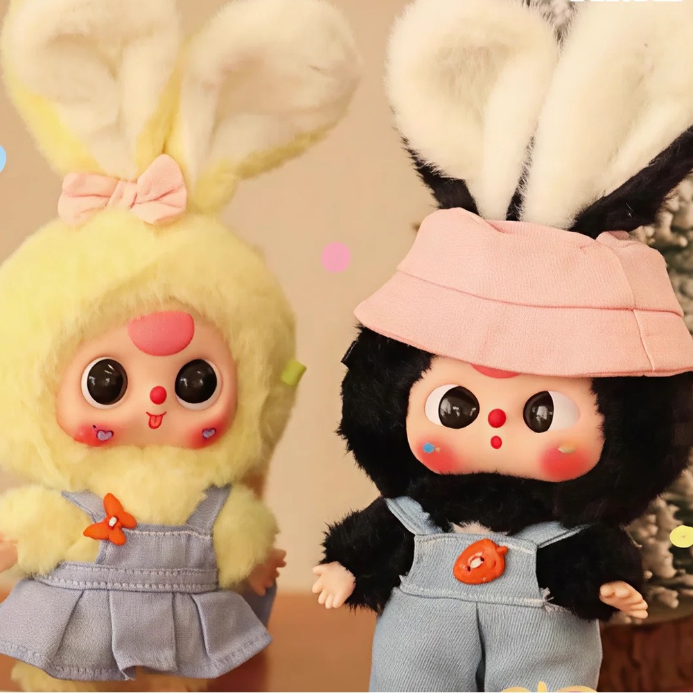Baby Three Rabbit Macaron Cute Bunny Plush Series Blind Box - Picture 5 of 14